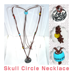 Skull Circle Necklace